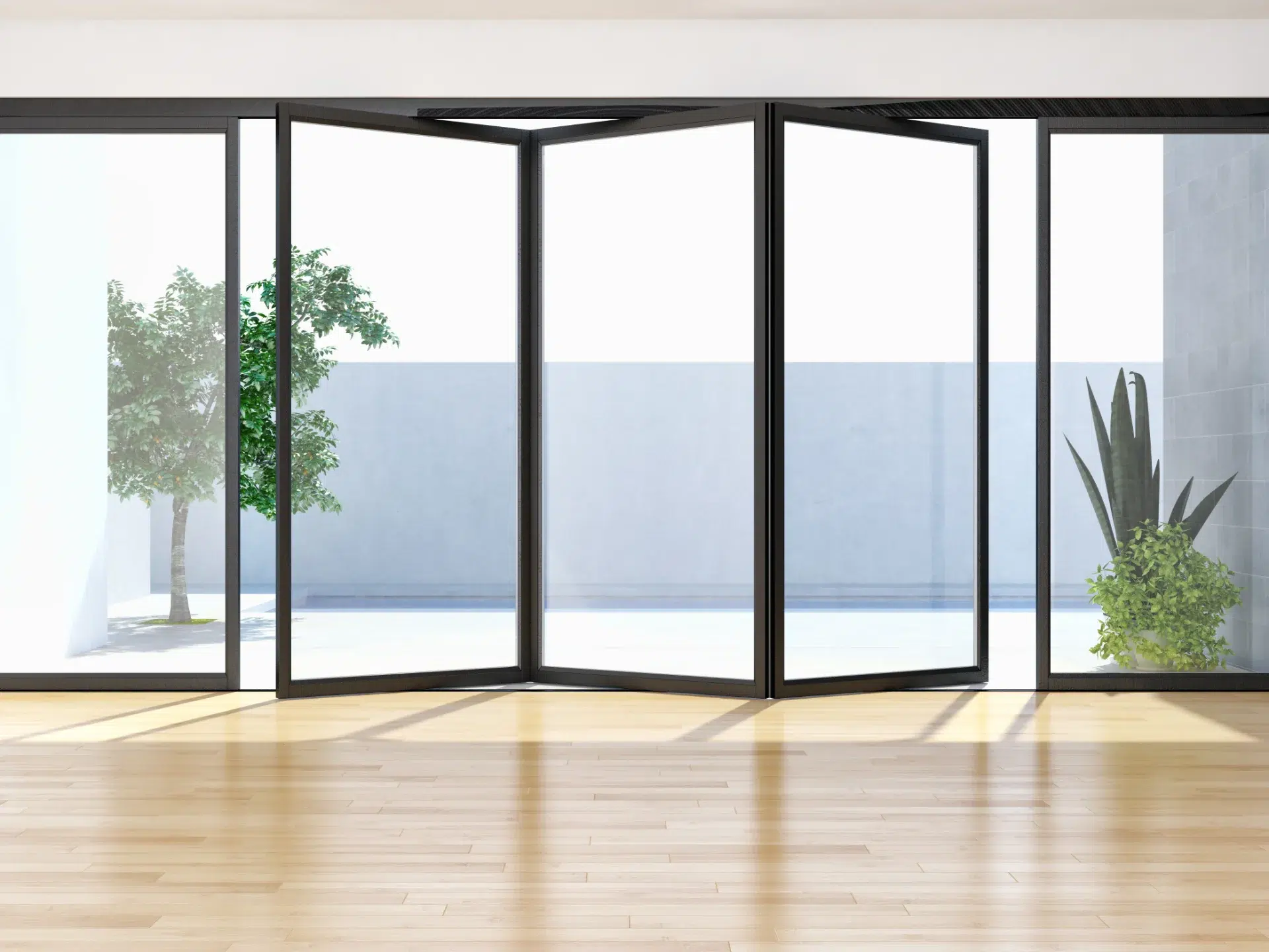 VLX 100 Bifold / Folding Door in Tampa, FL | Lightwell Windows Tampa - detail 1