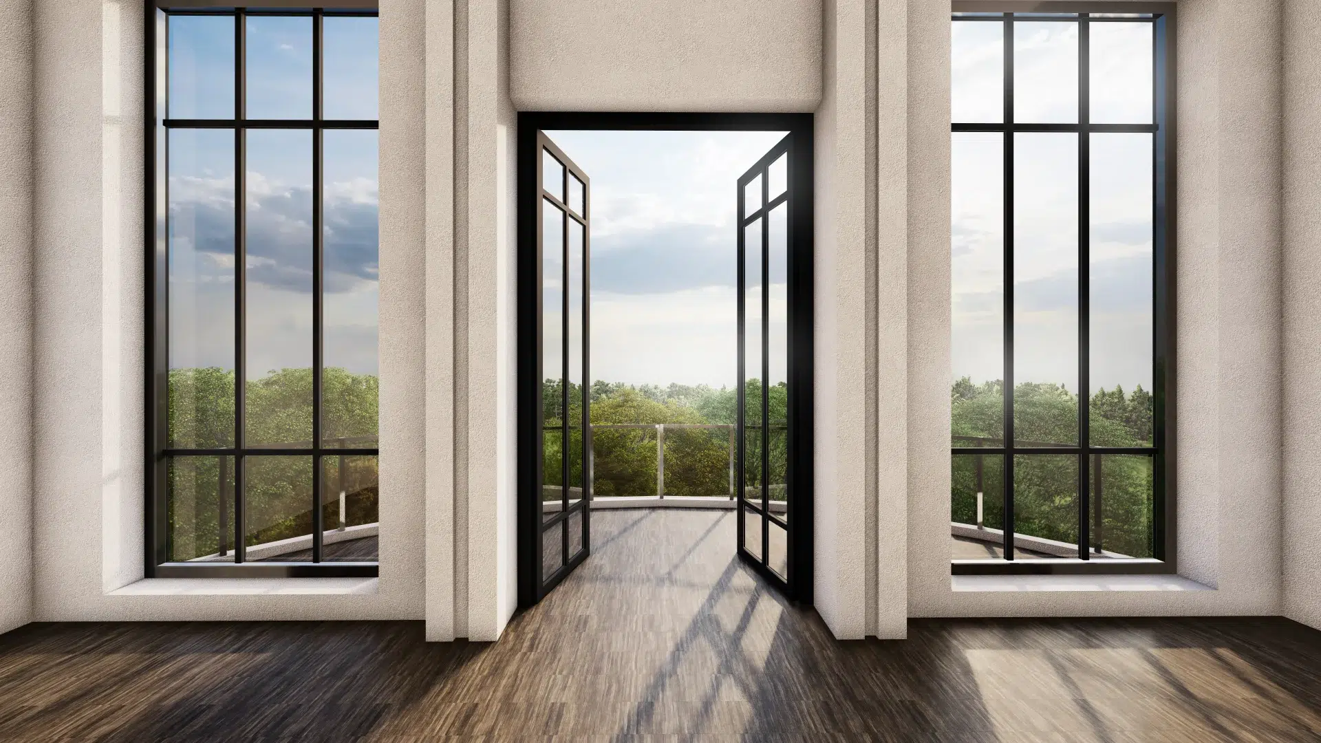 VLX 100 Double Swing / French Door in Tampa, FL | Lightwell Windows Tampa - detail 1